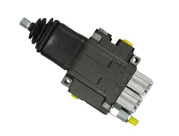 Rozdzielacz hydrauliczny 2-sekcyjny max przepływ 40l z joystickiem waryński - zdjęcie 3