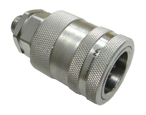 Szybkozłącze hydrauliczne gniazdo m14x1.5 gwint zewnętrzny euro push-pull 9100814g iso 7241-a waryński - zdjęcie 3