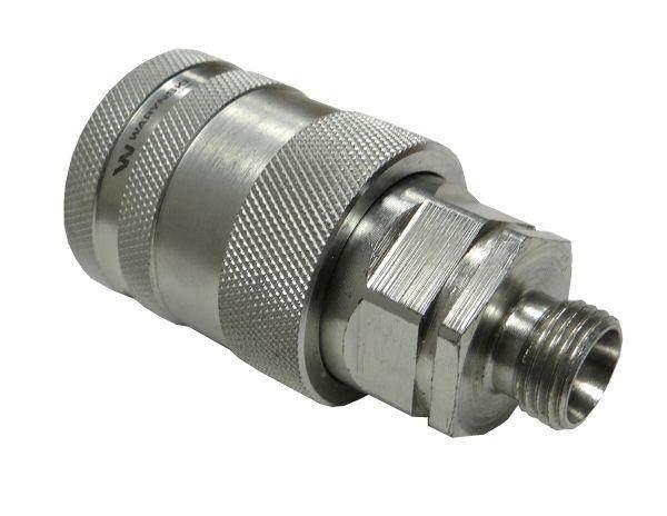 Szybkozłącze hydrauliczne gniazdo m16x1.5 gwint zewnętrzny euro push-pull 9100816g iso 7241-a waryński