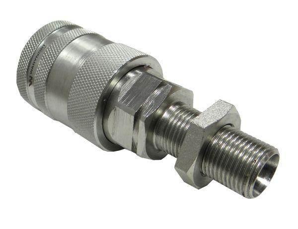 Szybkozłącze hydrauliczne gniazdo long m18x1.5 gwint zewnętrzny euro push-pull 9100818gl iso 7241-a waryński