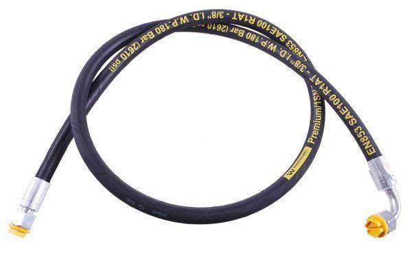 Przewód hydrauliczny gwint m18x1.5 prosta/90 stopni kolanko l-1500mm dn10-1sn ak-10-1500 p11p12 18.0mpa waryński