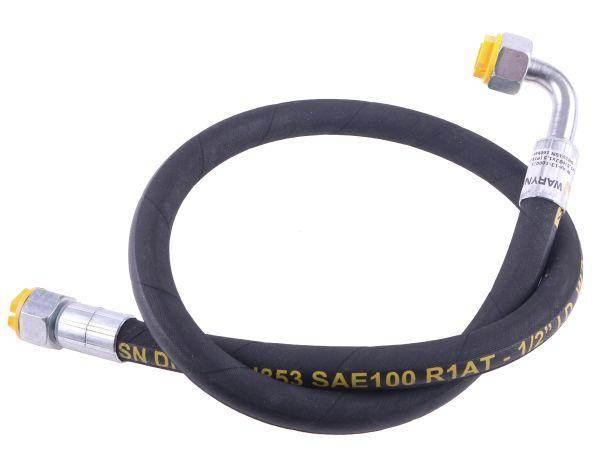 Przewód hydrauliczny gwint m22x1.5 prosta/90 stopni kolanko l-1000mm dn12-1