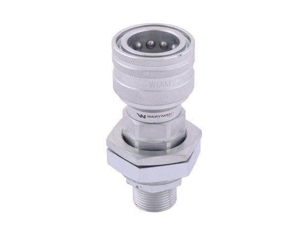 Szybkozłącze hydrauliczne gniazdo long m22x1.5 gwint zewnętrzny euro adaptacja starego typu 504900 9199822g/st iso 7241-a waryński - zdjęcie 7