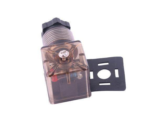 Wtyczka elektryczna w-wtykvdc 12v 24v sp666 do zasilania cewek elektromagnetycznych z diodą i uszczelką waryński - zdjęcie 3