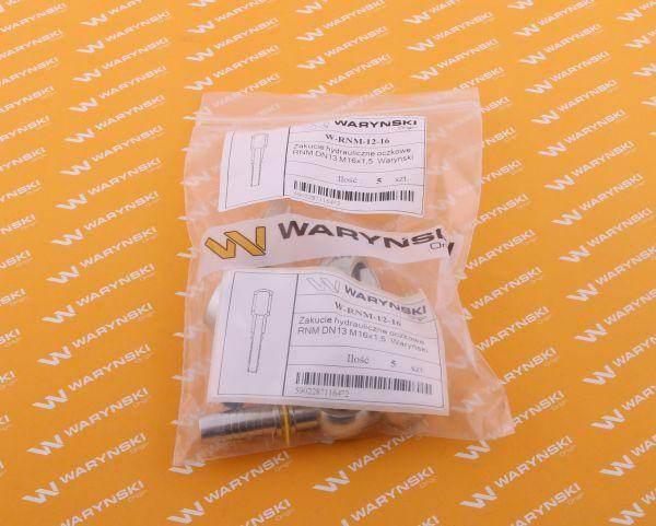 Zakucie hydrauliczne oczkowe rnm dn13 m16x1.5 waryński 5szt - zdjęcie 3