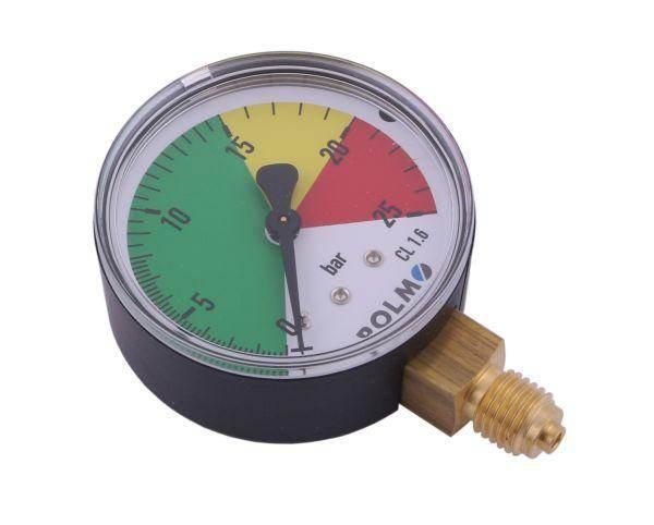Manometr suchy m63 0-25 bar gwint m12x1.5 dolne przyłącze opryskiwacz polmo