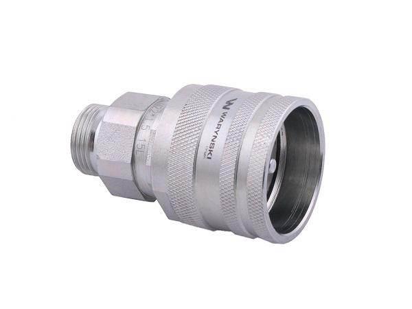 Szybkozłącze hydrauliczne skręcane wtyczka m22x1.5 gwint zewnętrzny 300bar waryński