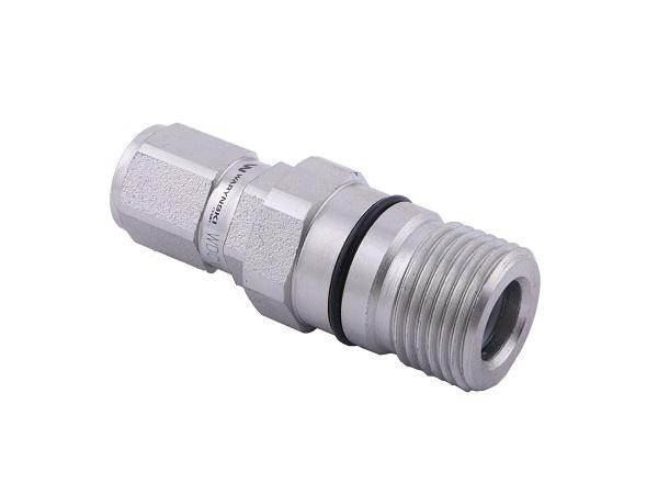 Szybkozłącze hydrauliczne skręcane gniazdo g1/4"bsp gwint wewnętrzny 350bar waryński - zdjęcie 3