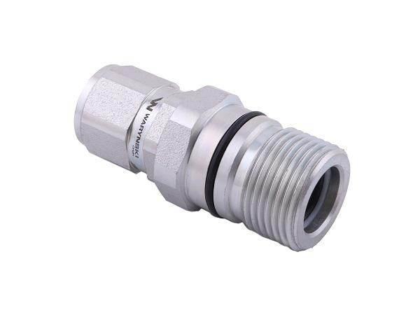 Szybkozłącze hydrauliczne skręcane gniazdo g3/8"bsp gwint wewnętrzny 300bar waryński - zdjęcie 3