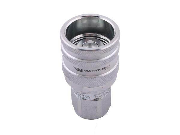Szybkozłącze hydrauliczne skręcane wtyczka g3/8"bsp gwint wewnętrzny 300bar waryński - zdjęcie 4