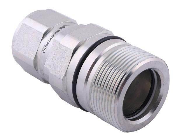 Szybkozłącze hydrauliczne skręcane gniazdo g3/4"bsp gwint wewnętrzny 250bar waryński - zdjęcie 3