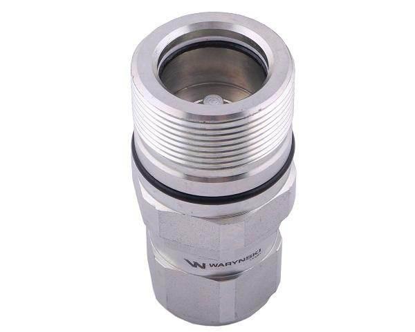 Szybkozłącze hydrauliczne skręcane gniazdo g3/4"bsp gwint wewnętrzny 250bar waryński - zdjęcie 4