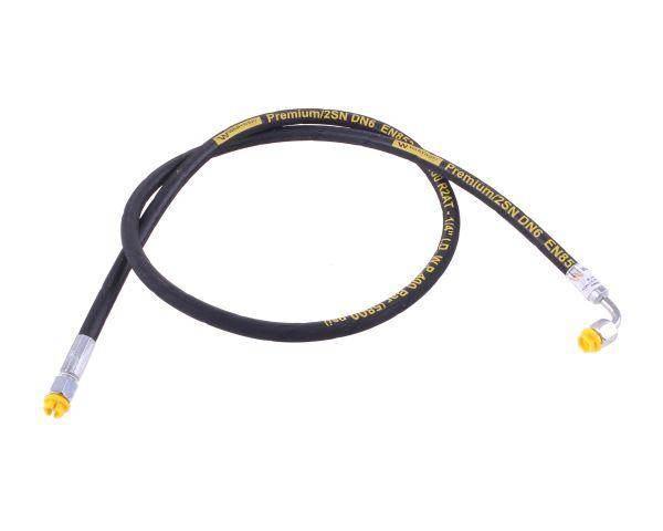 Przewód hydrauliczny 400 bar gwint m14x1.5 prosta/90 stopni kolanko l-1500m