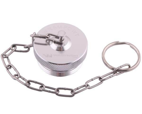 Pokrywa aluminiowa korekzaślepka z gwintem zewnętrznym wkręcany do zaworów - zdjęcie 3