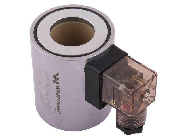 Cewka dzielnika elektrozaworu w-e12dvs6/2-80l w-e12dvs3/2-80l 24v dc 48w wa
