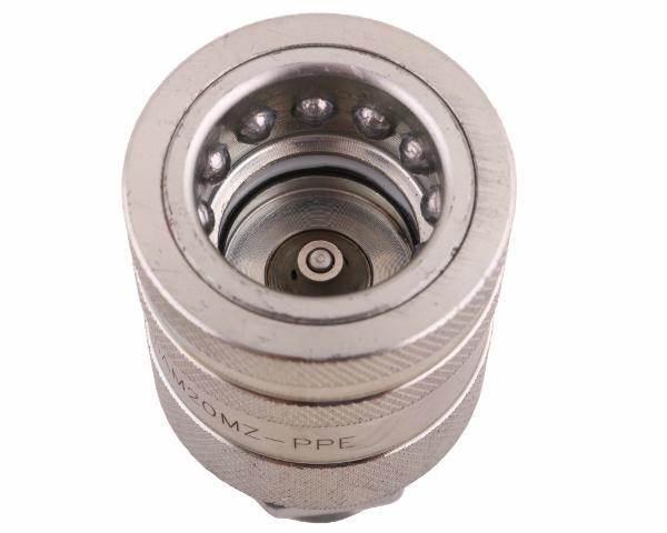 Szybkozłącze hydrauliczne gniazdo z eliminatorem ciśnienia m20x1.5 gwint ze - zdjęcie 3