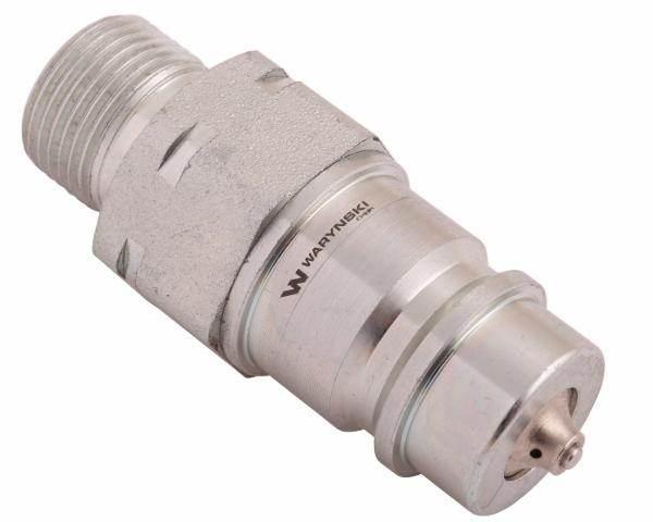Szybkozłącze hydrauliczne wtyczka z eliminatorem ciśnienia m20x1.5 gwint zew euro 9100822w iso 7241-a waryński - zdjęcie 2