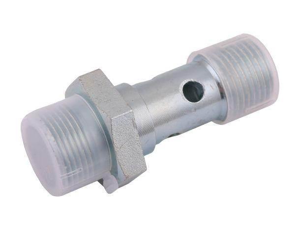 Śruba przelewowa mocująca 1/2"bspxm22x1.5 15l do zaworów krzyżowych vauom w
