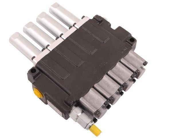 Rozdzielacz hydrauliczny 4-sekcyjny max przepływ 40l sterowany linkami wary - zdjęcie 2
