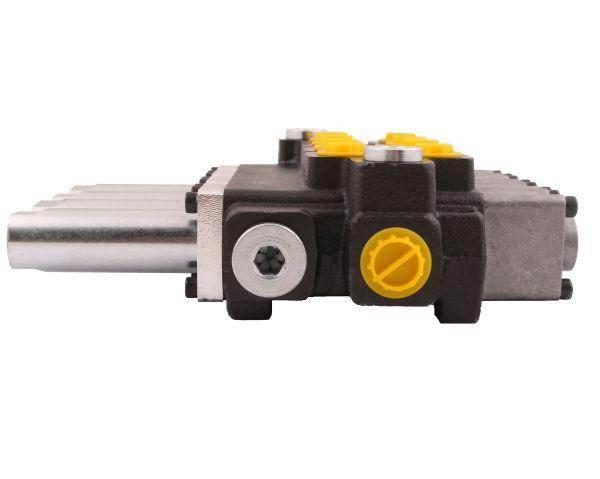 Rozdzielacz hydrauliczny 4-sekcyjny max przepływ 40l sterowany linkami wary - zdjęcie 3