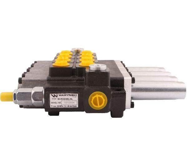 Rozdzielacz hydrauliczny 4-sekcyjny max przepływ 40l sterowany linkami wary - zdjęcie 4