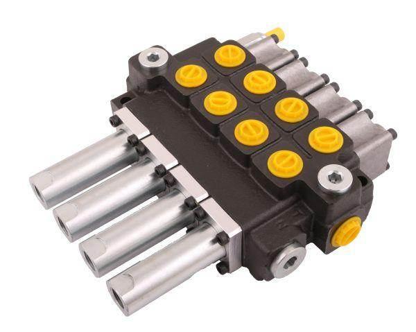 Rozdzielacz hydrauliczny 4-sekcyjny max przepływ 40l sterowany linkami wary - zdjęcie 5