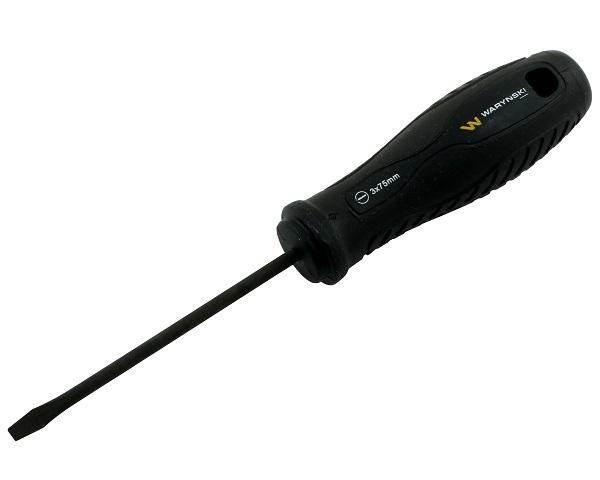 Wkrętak płaski 3x75mm stal svcm waryński