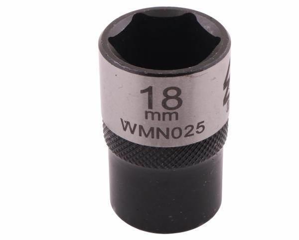 Nasadka sześciokątna 1/2" 18mm crv50bv30 din 3124 waryński - zdjęcie 3