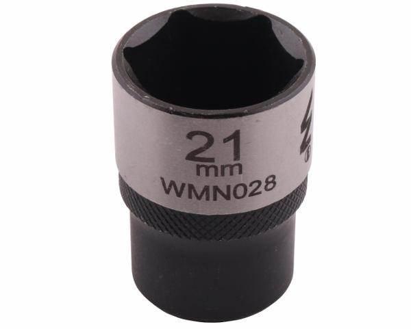 Nasadka sześciokątna 1/2" 21mm crv50bv30 din 3124 waryński