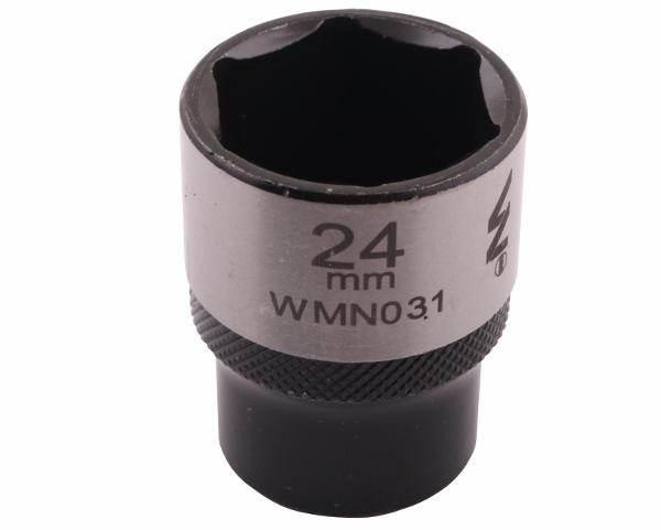 Nasadka sześciokątna 1/2" 24mm crv50bv30 din 3124 waryński - zdjęcie 3