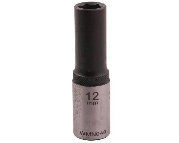 Nasadka sześciokątna 1/2" 12mm długa crv50bv30 din 3124 waryński - zdjęcie 3