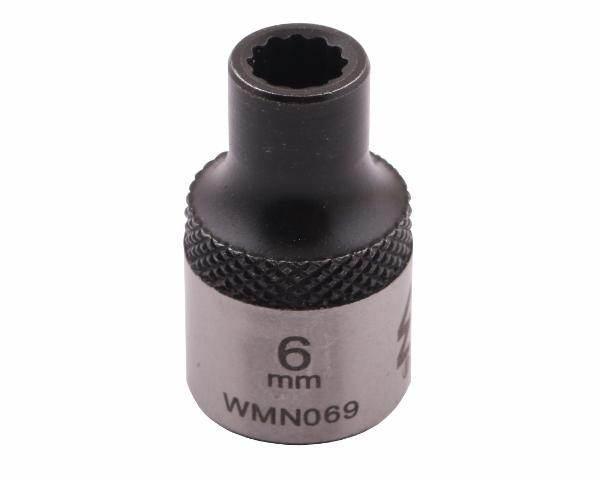Nasadka dwunastokątna 3/8" 6mm crv50bv30 din 3124 waryński