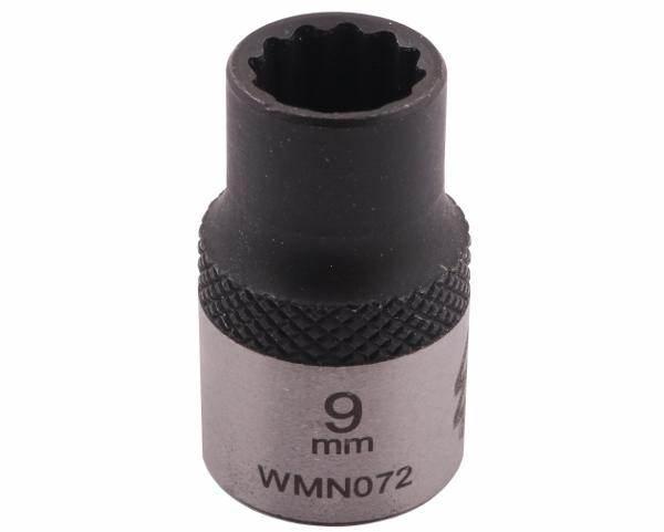 Nasadka dwunastokątna 3/8" 9mm crv50bv30 din 3124 waryński - zdjęcie 3
