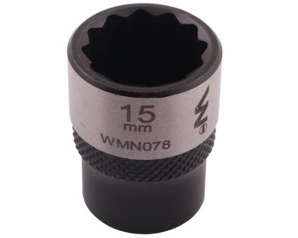 Nasadka dwunastokątna 3/8" 15mm crv50bv30 din 3124 waryński - zdjęcie 3