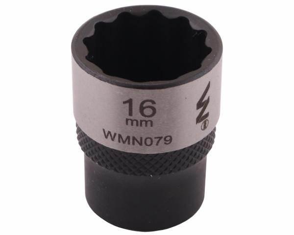 Nasadka dwunastokątna 3/8" 16mm crv50bv30 din 3124 waryński - zdjęcie 3