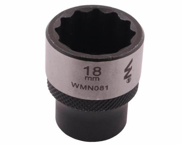 Nasadka dwunastokątna 3/8" 18mm crv50bv30 din 3124 waryński - zdjęcie 3