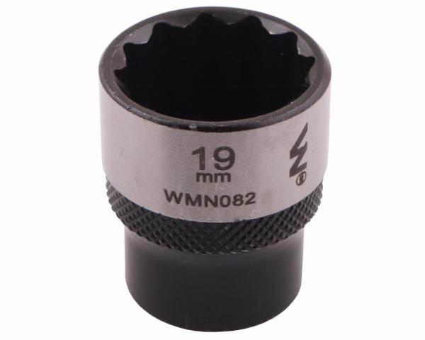 Nasadka dwunastokątna 3/8" 19mm crv50bv30 din 3124 waryński - zdjęcie 3