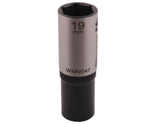 Nasadka sześciokątna 1/2" 19mm długa crv50bv30 din 3124 waryński