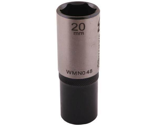 Nasadka sześciokątna 1/2" 20mm długa crv50bv30 din 3124 waryński