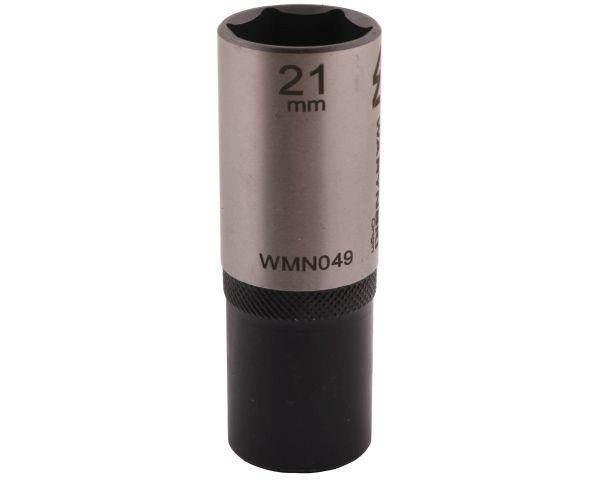Nasadka sześciokątna 1/2" 21mm długa crv50bv30 din 3124 waryński - zdjęcie 3
