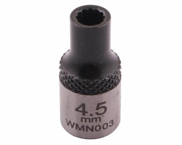 Nasadka dwunastokątna 1/4" 4.5mm crv50bv30 din 3124 waryński - zdjęcie 3