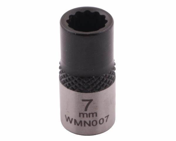 Nasadka dwunastokątna 1/4" 7mm crv50bv30 din 3124 waryński