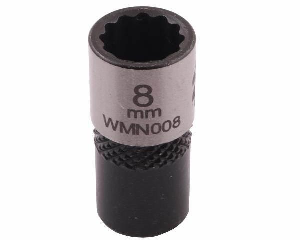 Nasadka dwunastokątna 1/4" 8mm crv50bv30 din 3124 waryński