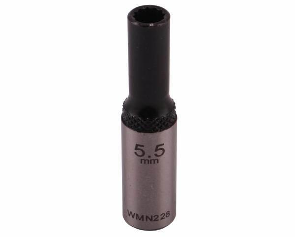 Nasadka dwunastokątna 1/4" 5.5mm długa crv50bv30 din 3124 waryński