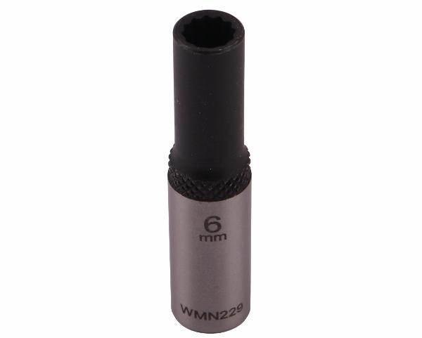 Nasadka dwunastokątna 1/4" 6mm długa crv50bv30 din 3124 waryński