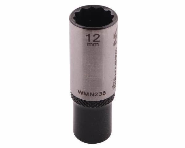 Nasadka dwunastokątna 1/4" 12mm długa crv50bv30 din 3124 waryński