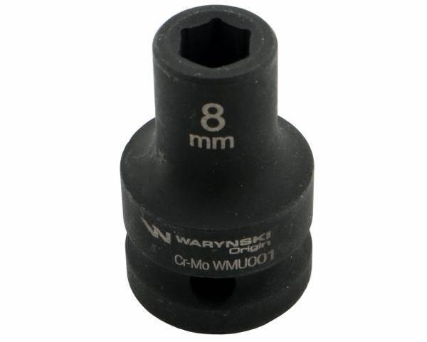 Nasadka udarowa sześciokątna 1/2" 8mm crmo din 3129 waryński - zdjęcie 4