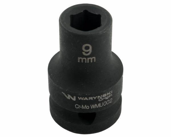 Nasadka udarowa sześciokątna 1/2" 9mm crmo din 3129 waryński