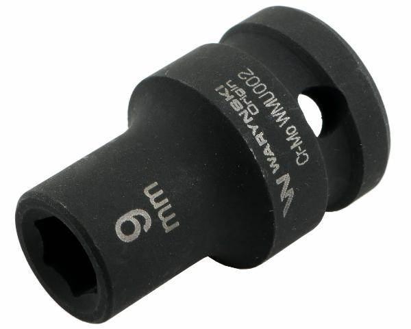 Nasadka udarowa sześciokątna 1/2" 9mm crmo din 3129 waryński - zdjęcie 2