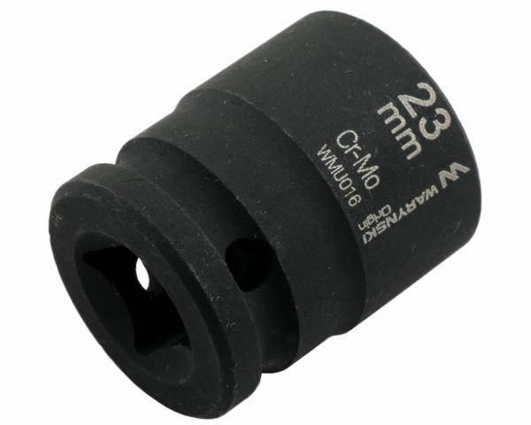 Nasadka udarowa sześciokątna 1/2" 23mm crmo din 3129 waryński